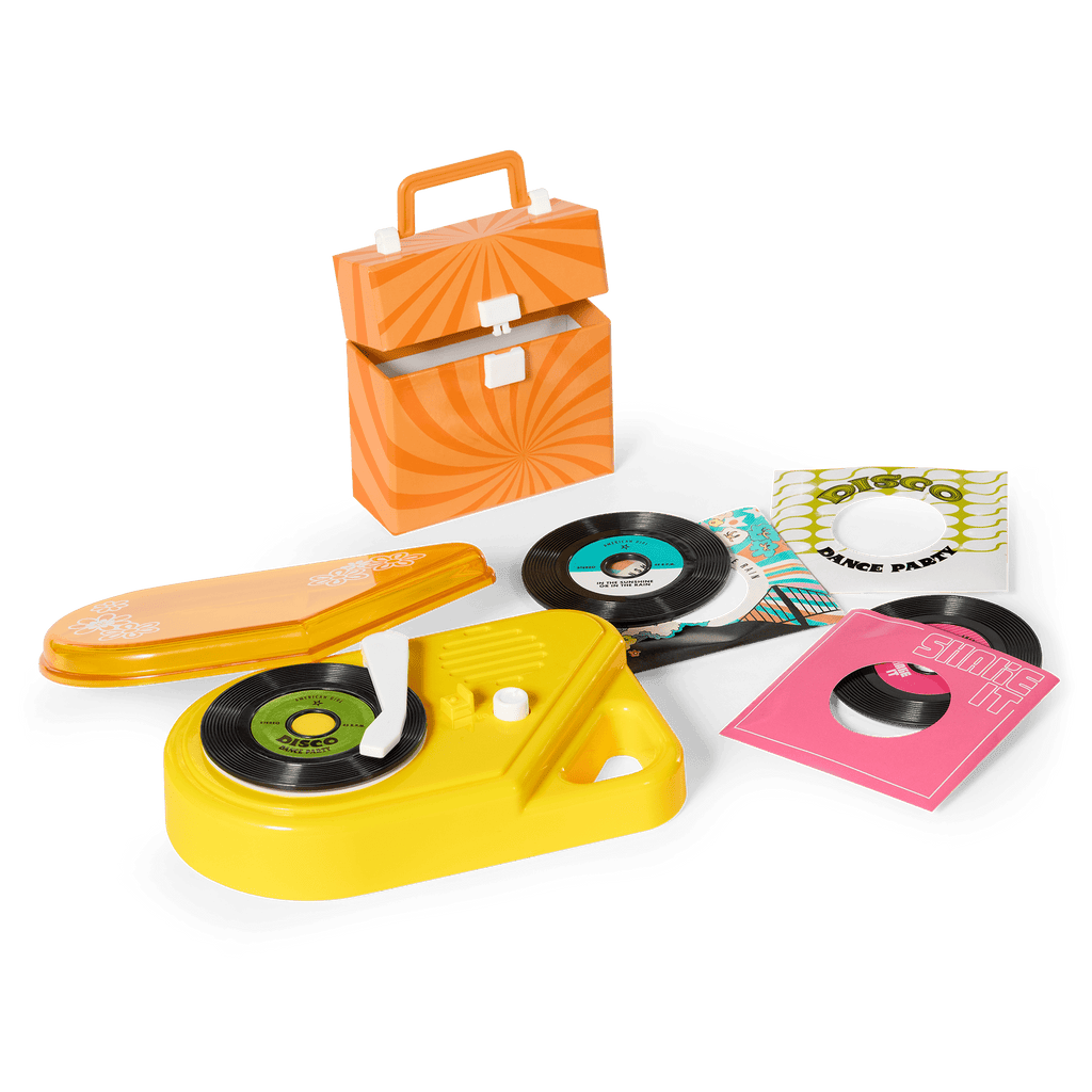 Julie’s™ Record Player & Accessories for 18-inch Dolls (Historical Characters) C1