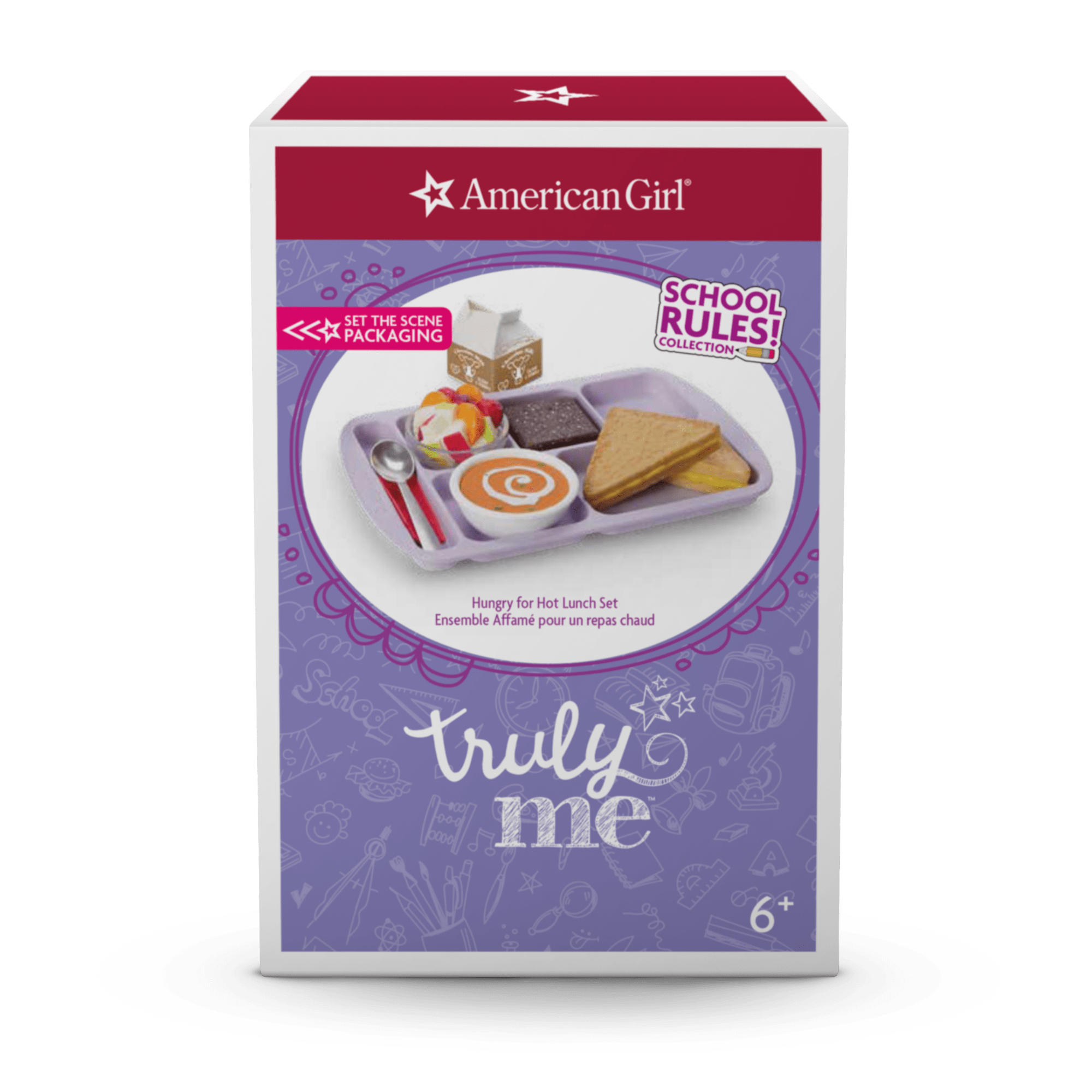 Hungry for Hot Lunch Set for 18-inch Dolls B0
