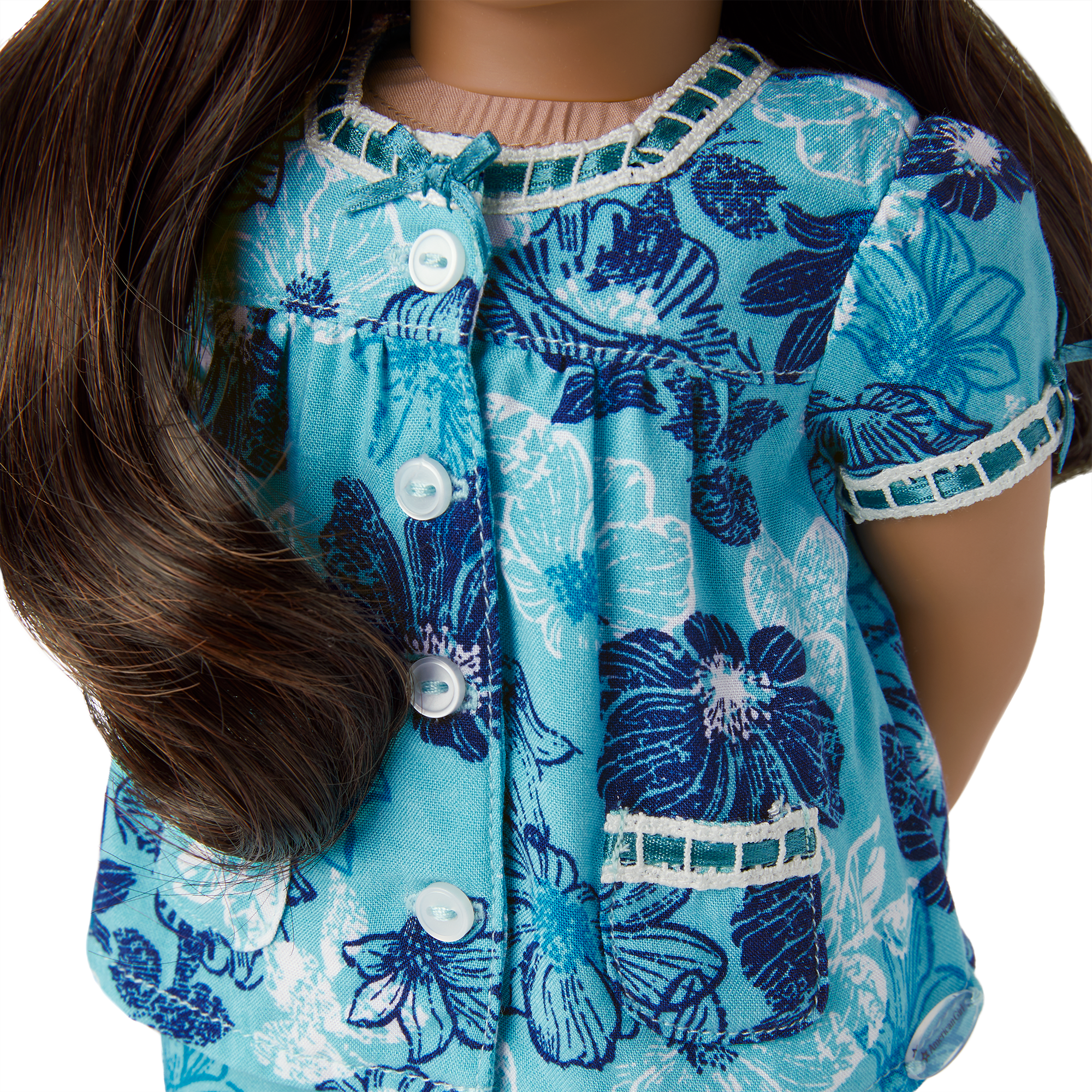 Nanea’s™ Floral Pajamas for 18-inch Dolls (Historical Characters) B0