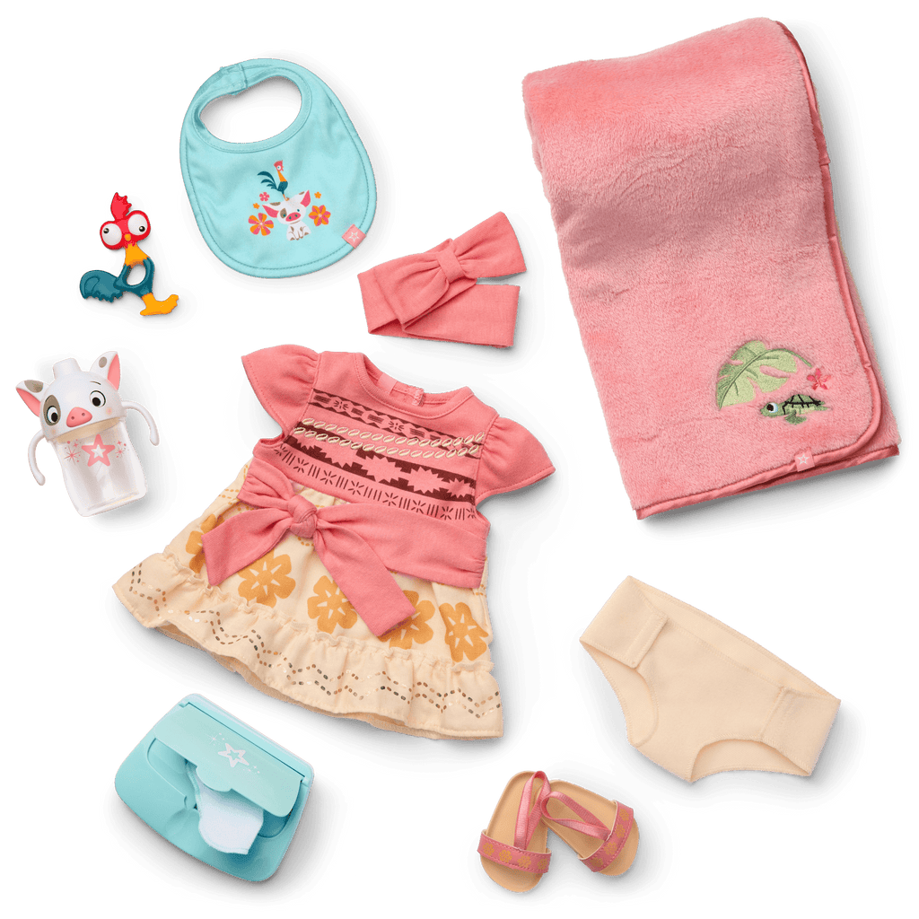 Disney Princess Moana Cuddle & Care Set with Bitty Baby® Doll by American Girl® C5