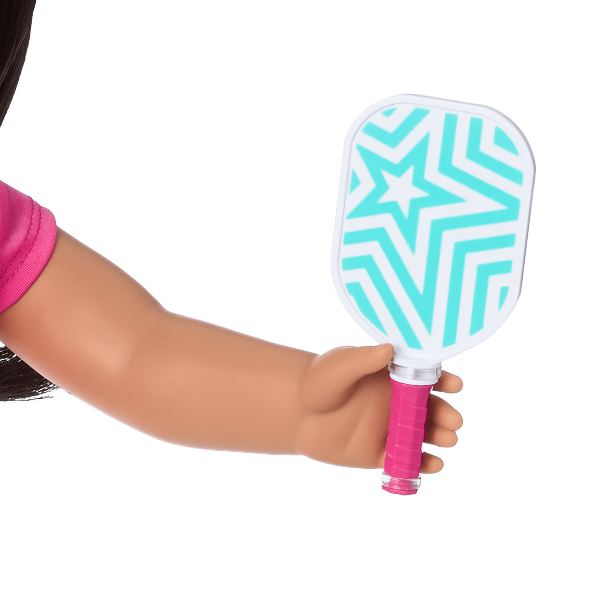 Raquel's™ Pickleball Bag & Paddle Set for 18-inch Dolls (Girl of the Year™ 2026) E8