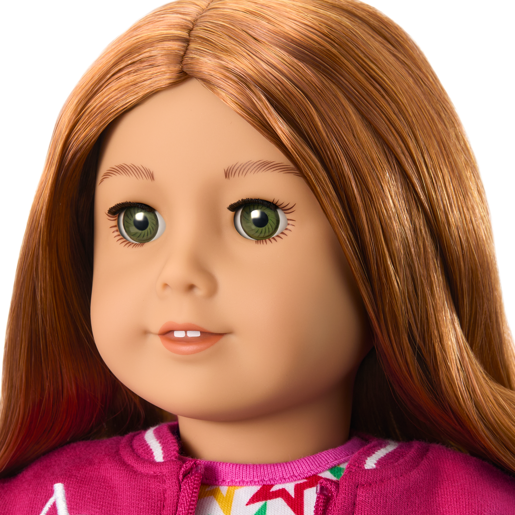 Truly Me™ 18-inch Doll #103 with wavy red hair A9