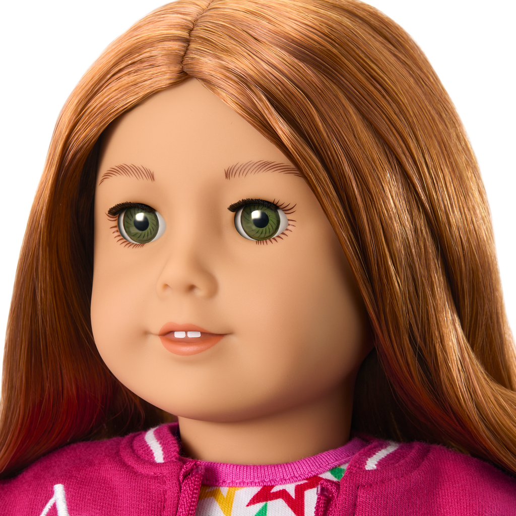 Truly Me™ 18-inch Doll #103 with wavy red hair B8
