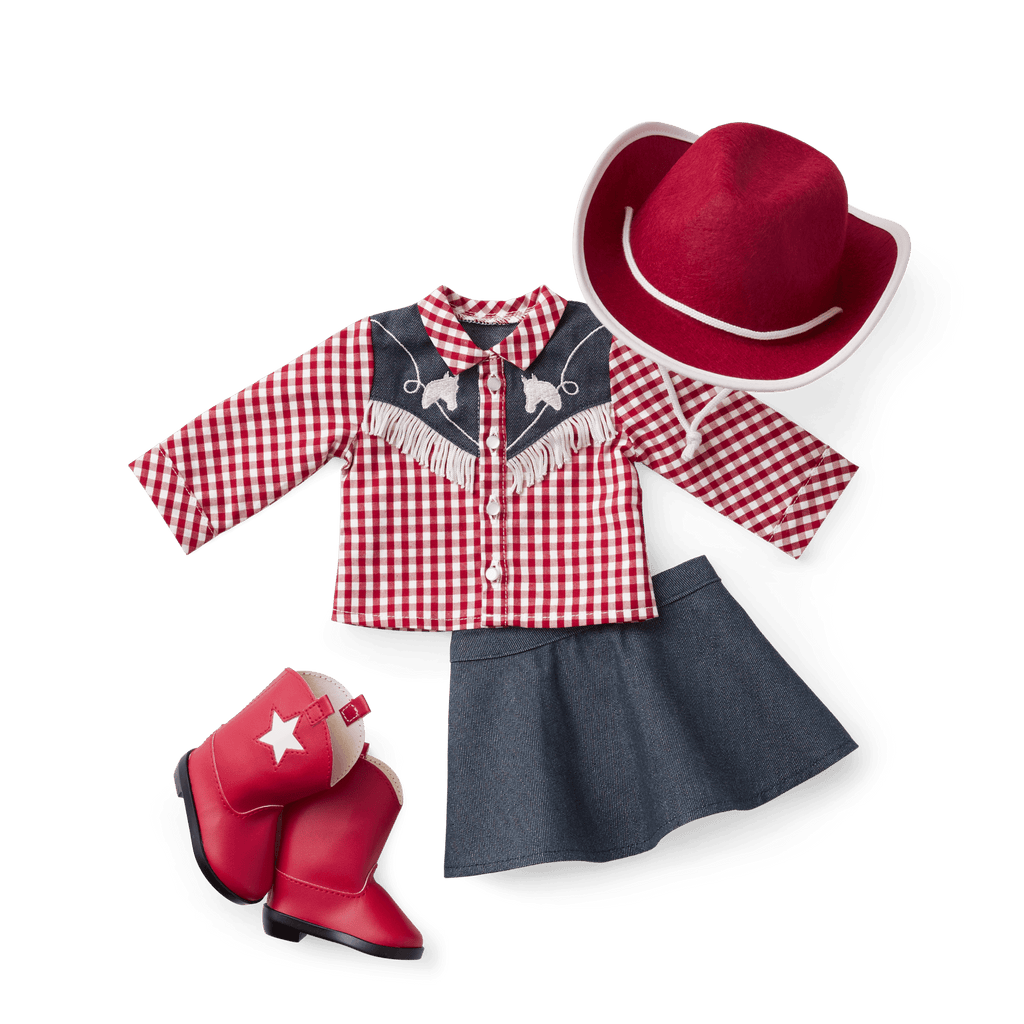 Maryellen's™ Cowgirl Costume for 18-inch Dolls (Historical Characters) A2