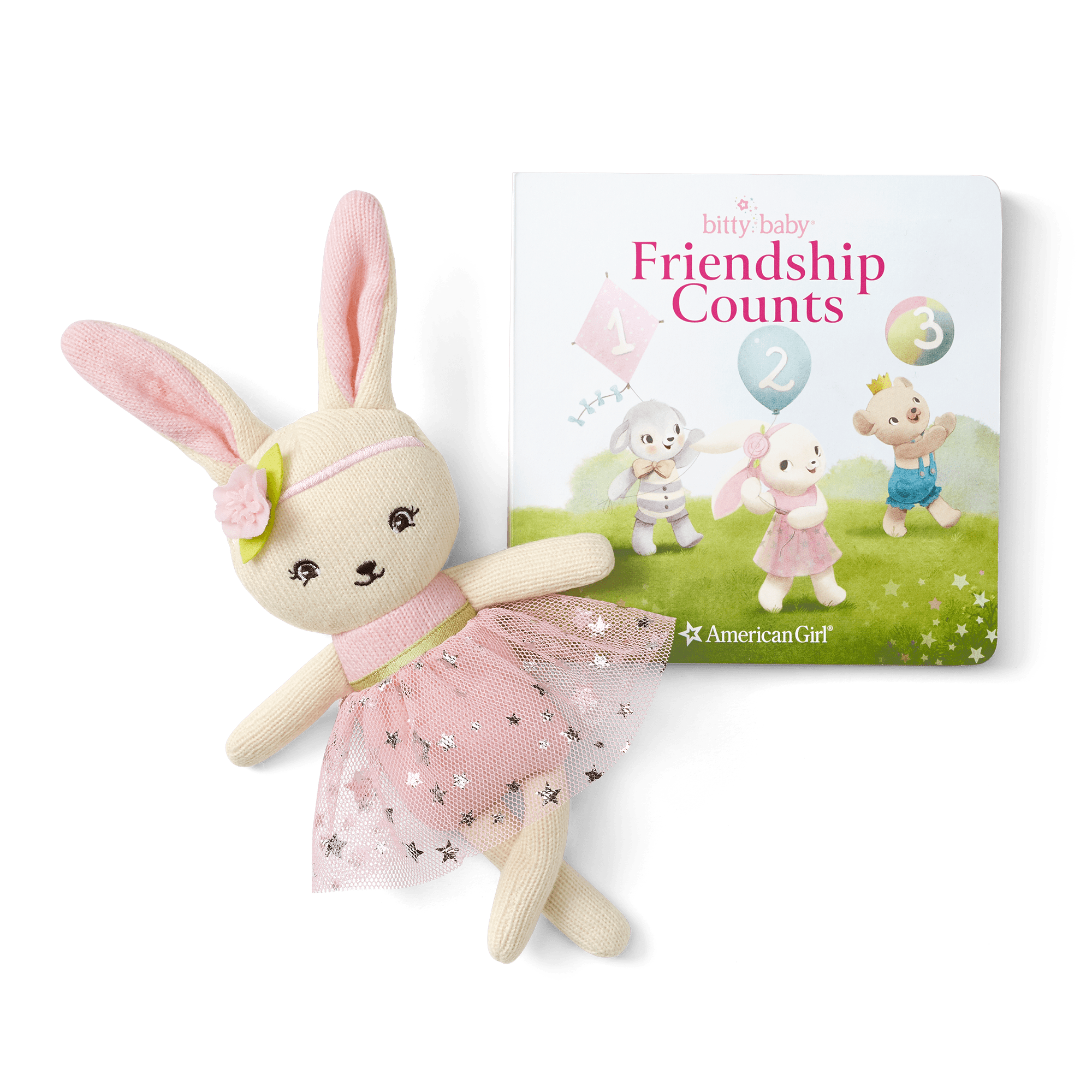 Bitty’s™ Bunny Friend & Friendship Counts Board Book E5