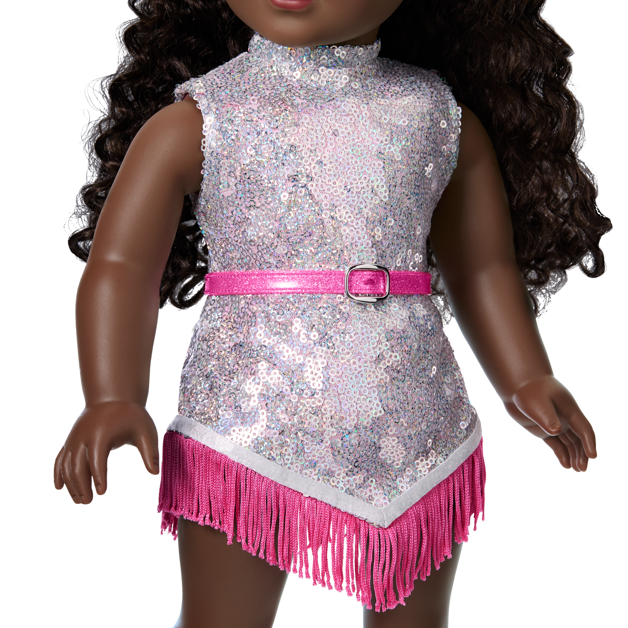 Glam Pink Cowgirl Outfit for 18-inch Dolls D6