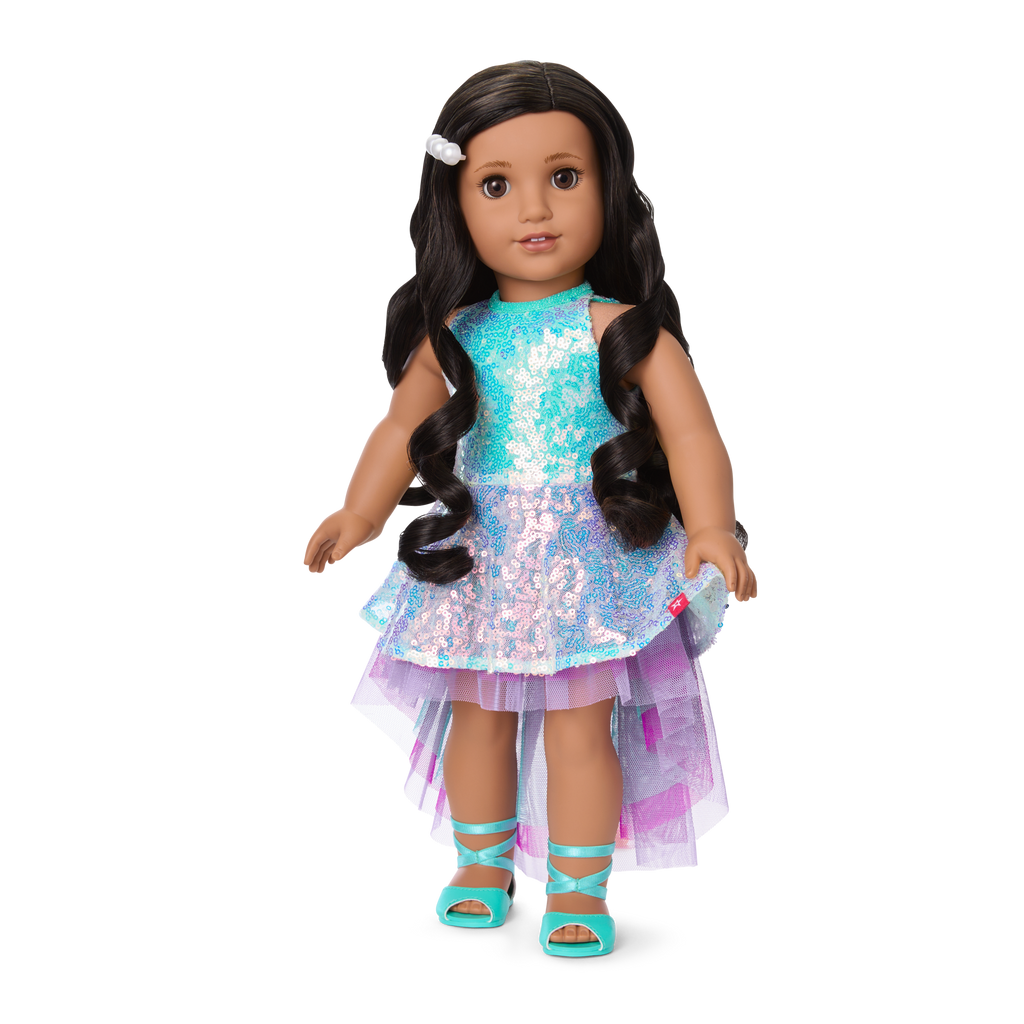 Glam Shimmering Ocean Outfit for 18-inch Dolls A3