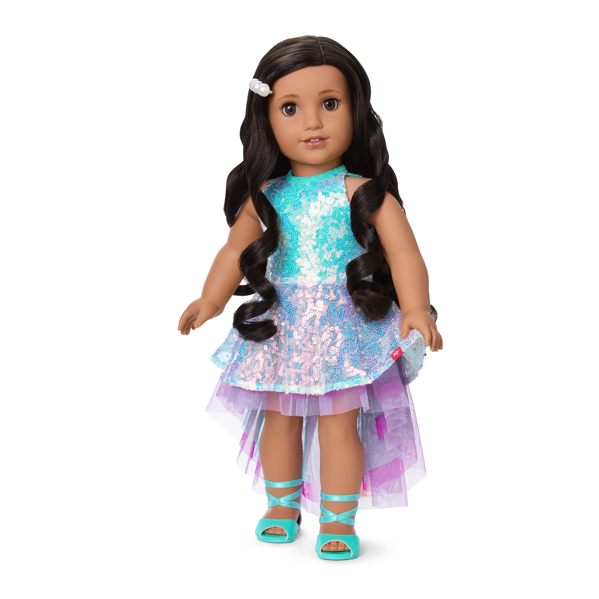 Glam Shimmering Ocean Outfit for 18-inch Dolls A3