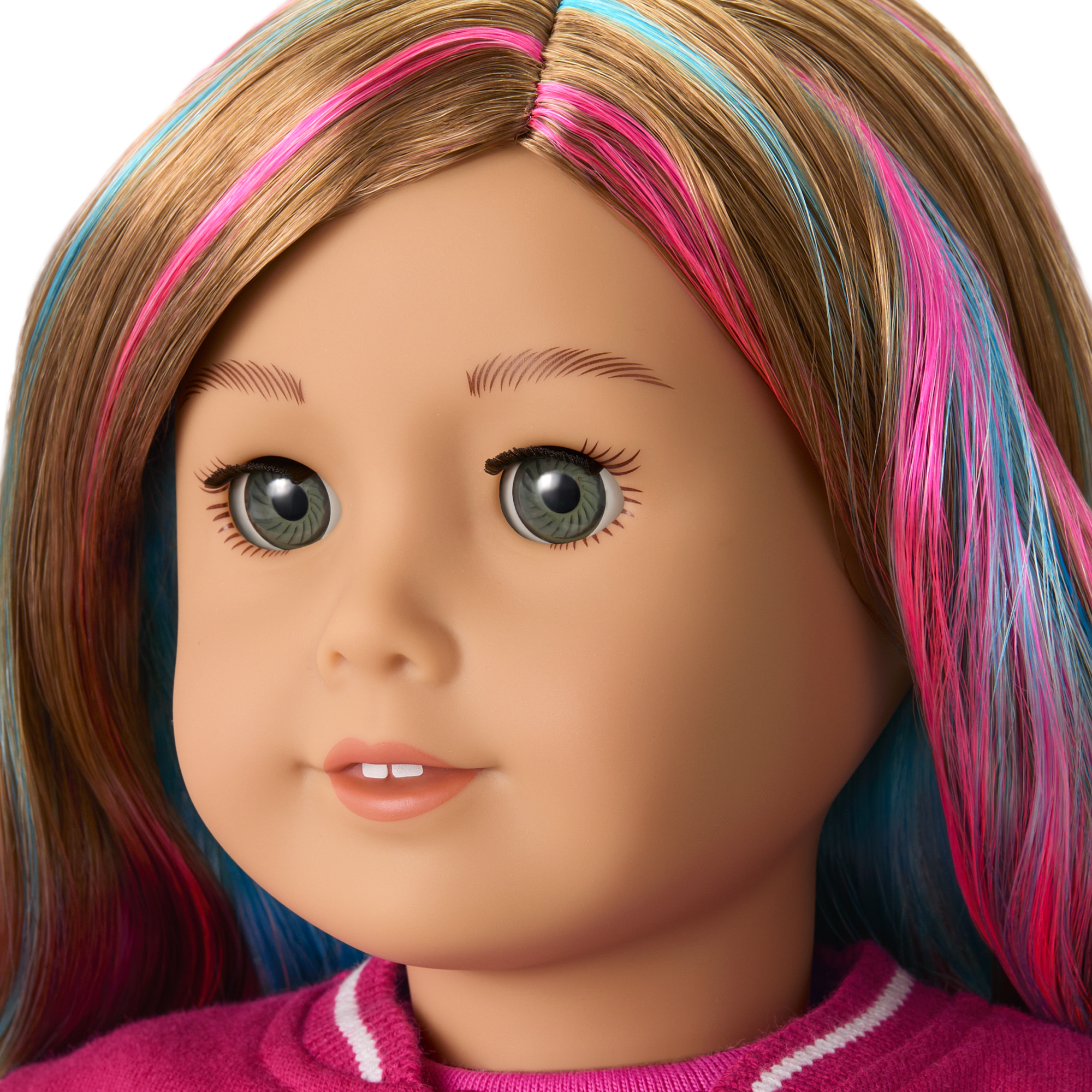 Truly Me™ 18-inch Doll #101 with wavy caramel hair C1