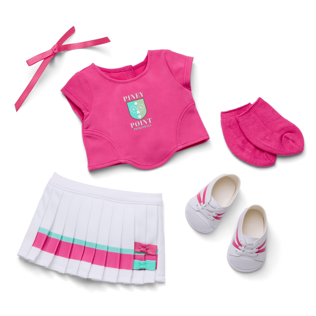 Raquel's™ Piney Point Pickleball Outfit for 18-inch Dolls (Girl of the Year™ 2026) A6