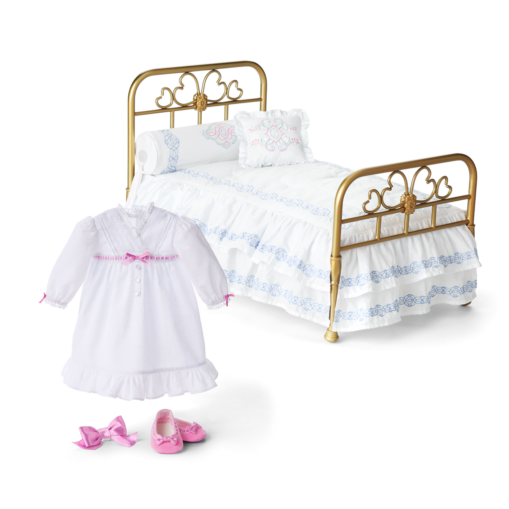 Rebecca’s™ Bed & Bedding for 18-inch Dolls (Historical Characters) A7