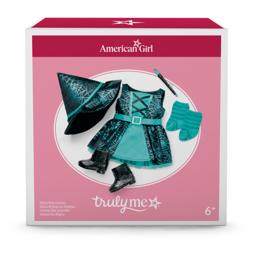Witchy Webs Costume for 18-inch Dolls C3