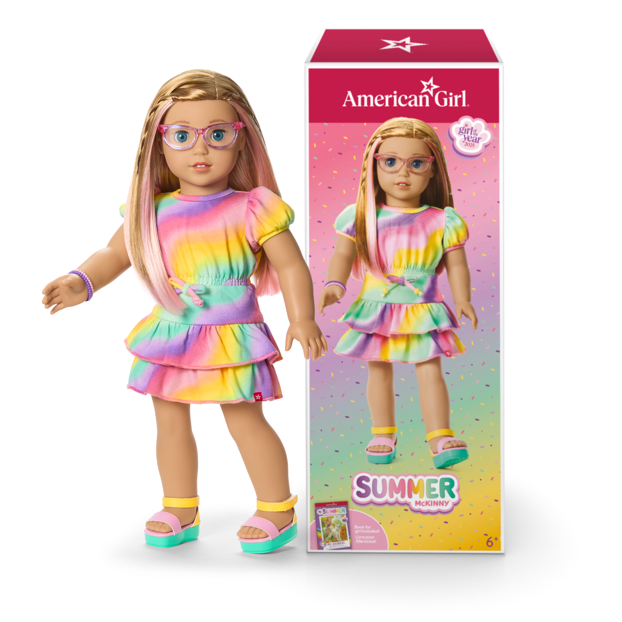 Summer™ 18-inch Doll & Journal (Girl of the Year™ 2025) E1