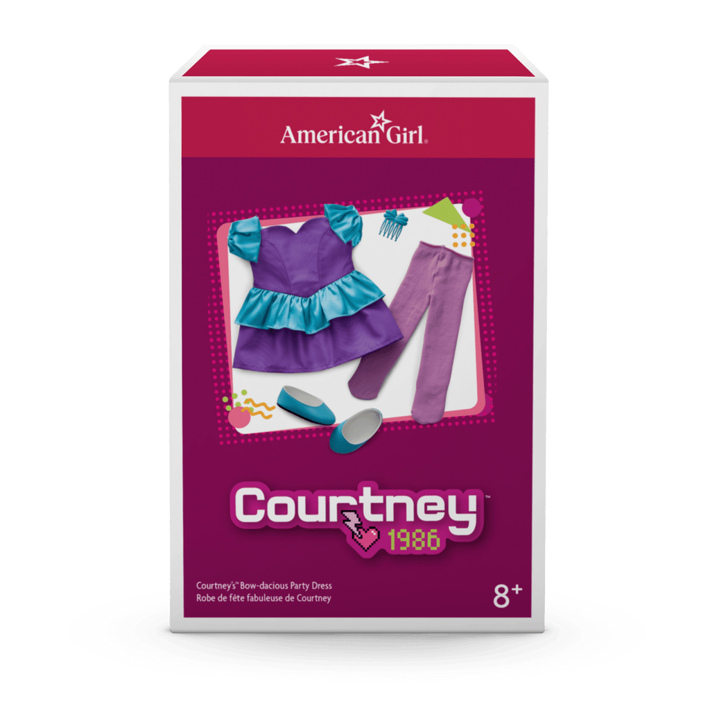 Courtney’s™ Bow-dacious Party Dress for 18-inch Dolls (Historical Characters) C6