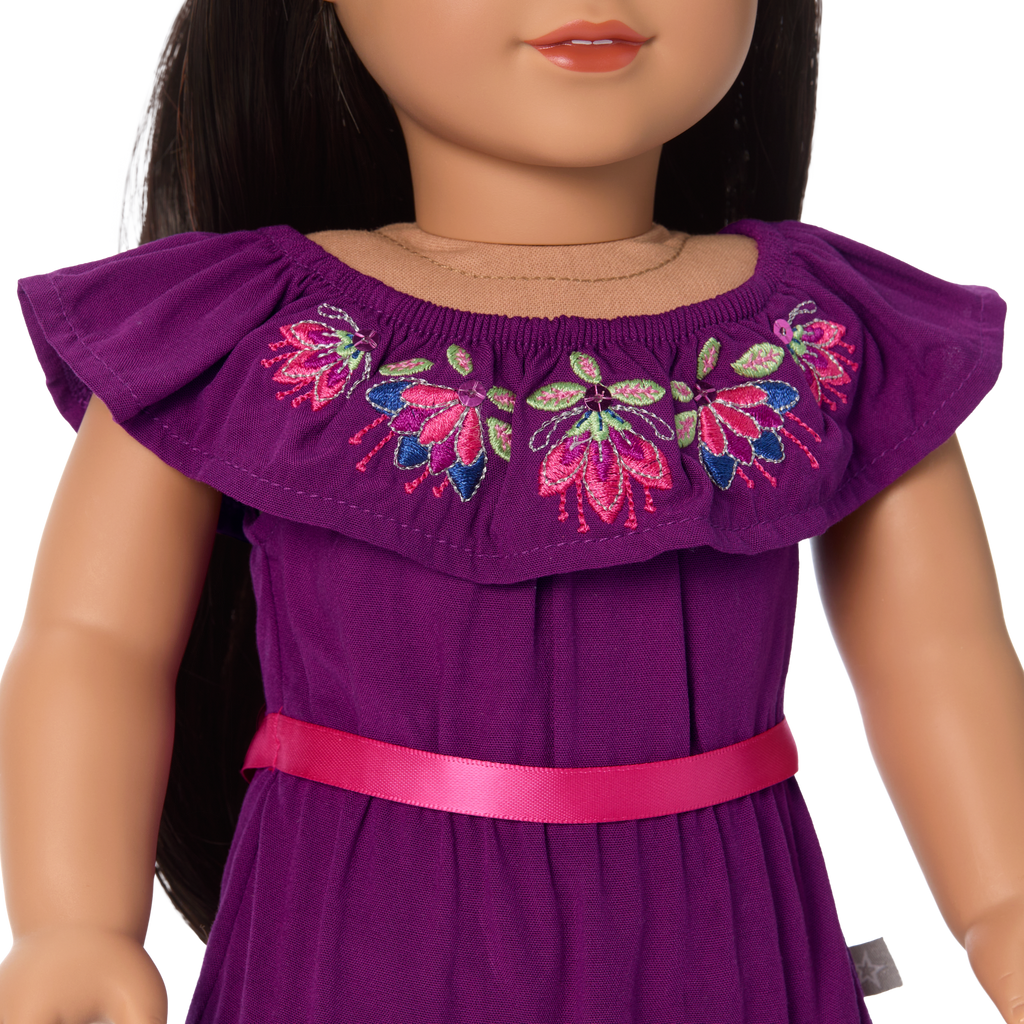 Raquel's™ Beach Party Dress for 18-inch Dolls (Girl of the Year™ 2026) B8