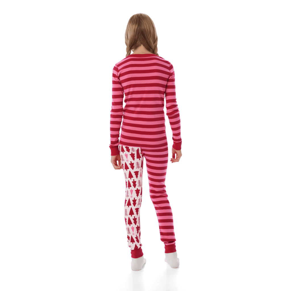American Girl® x Hanna Andersson Holiday Treetops Pajamas for Little Girls & Girls F4