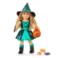 Witchy Webs Costume & Trick-or-Treat Set Bundle for 18-inch Dolls B3