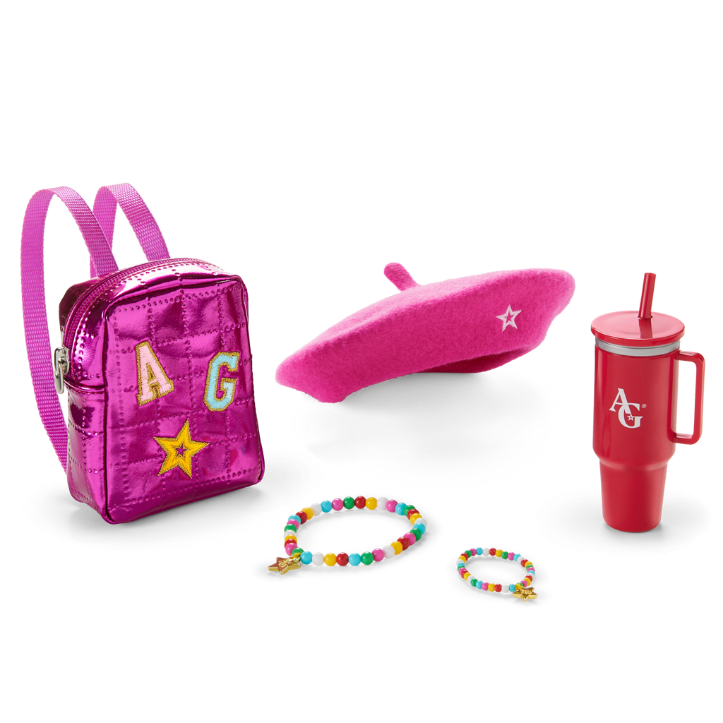 AG™ Star Squad Mini Backpack & Accessories for 18-inch Dolls E4