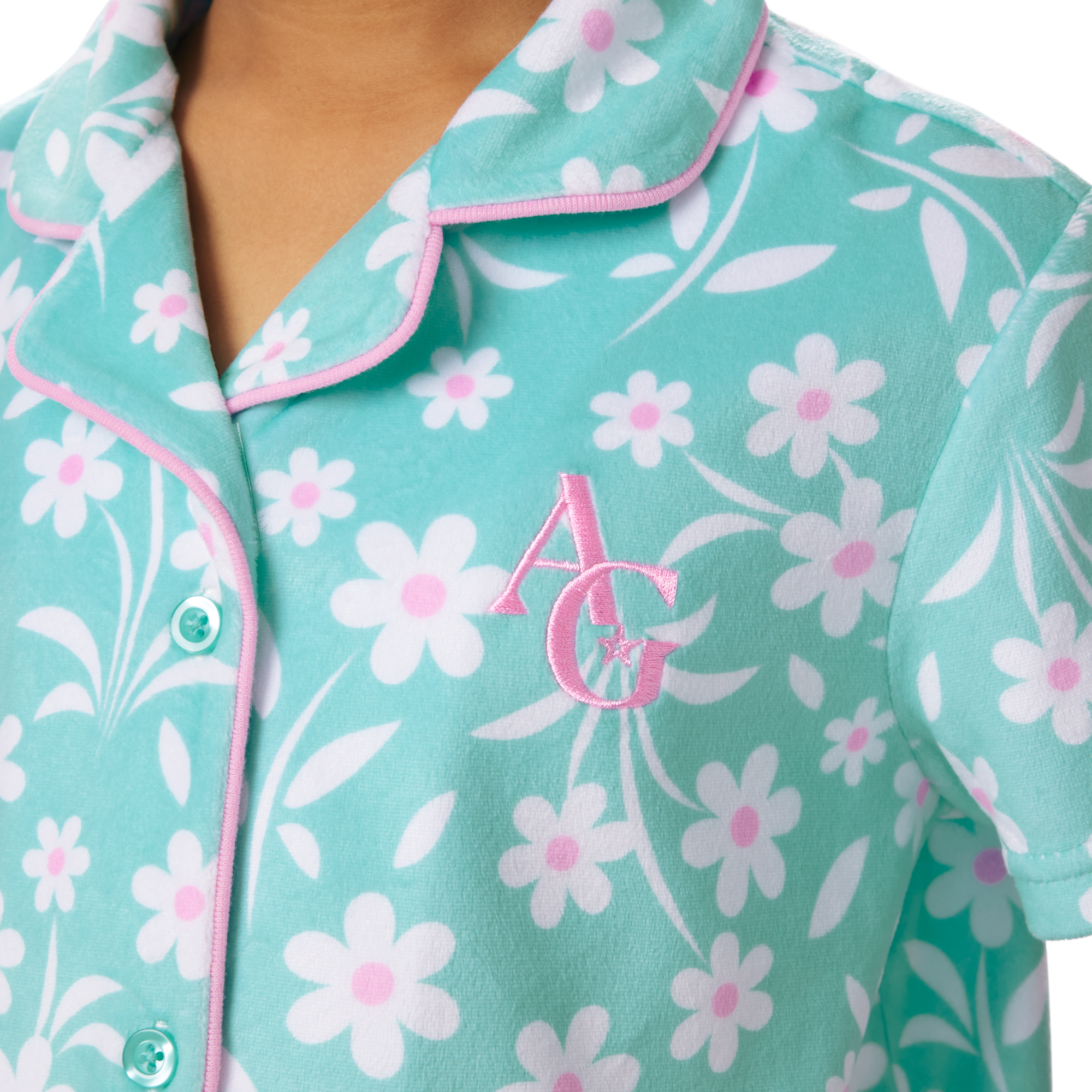 Flower Fun PJs for Girls A4
