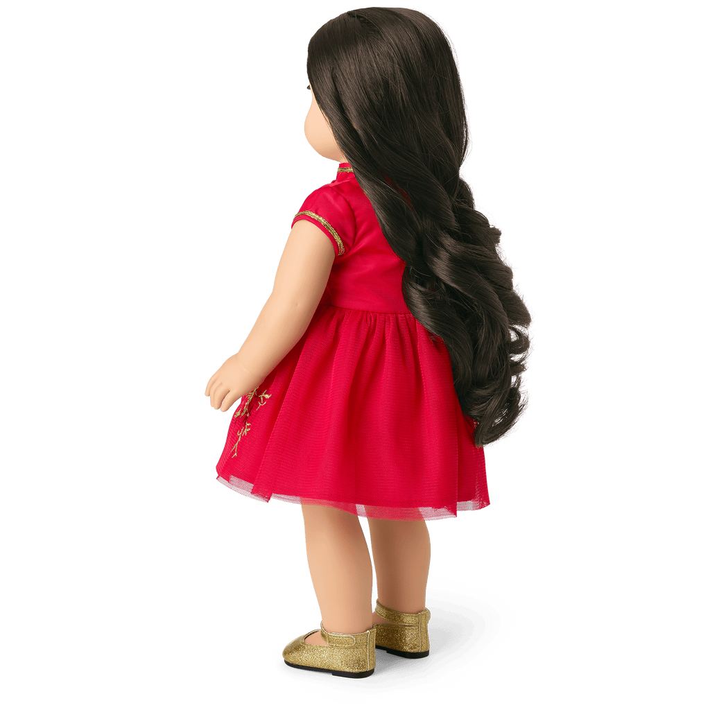 Lunar New Year's Celebration Outfit for 18-inch Dolls E0