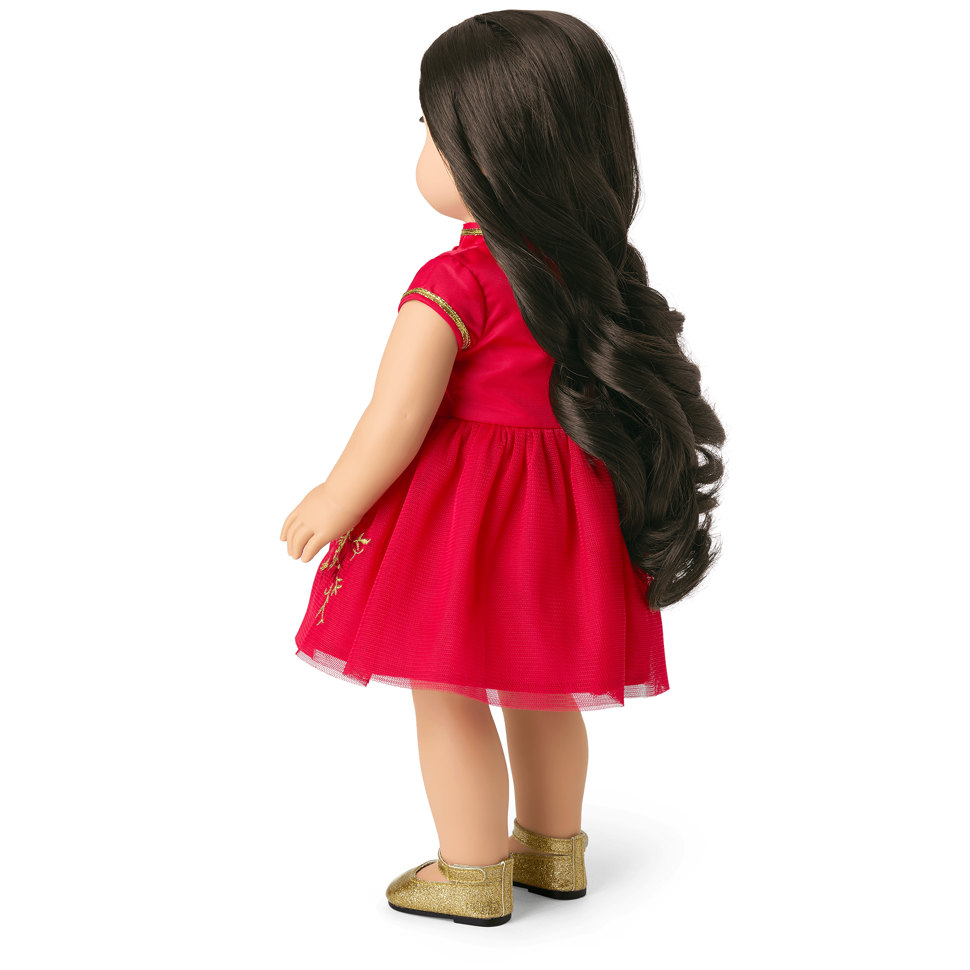 Lunar New Year's Celebration Outfit for 18-inch Dolls E0