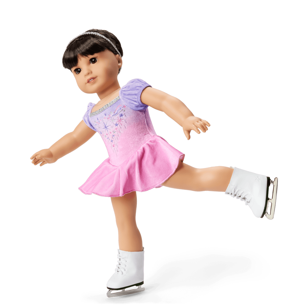 Spin in Style Figure-Skating Outfit for 18-inch Dolls F3