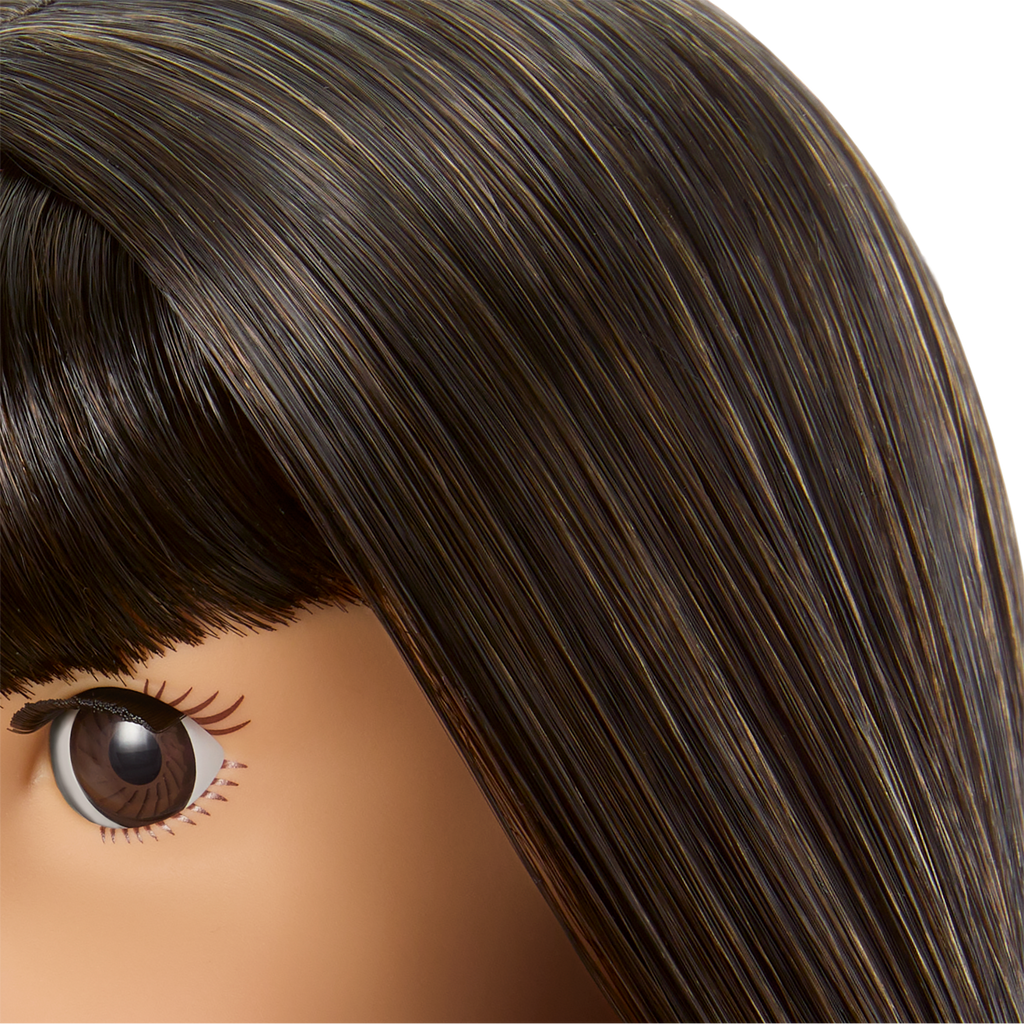 Truly Me™ 18-inch Doll #130 with straight black-brown hair C1