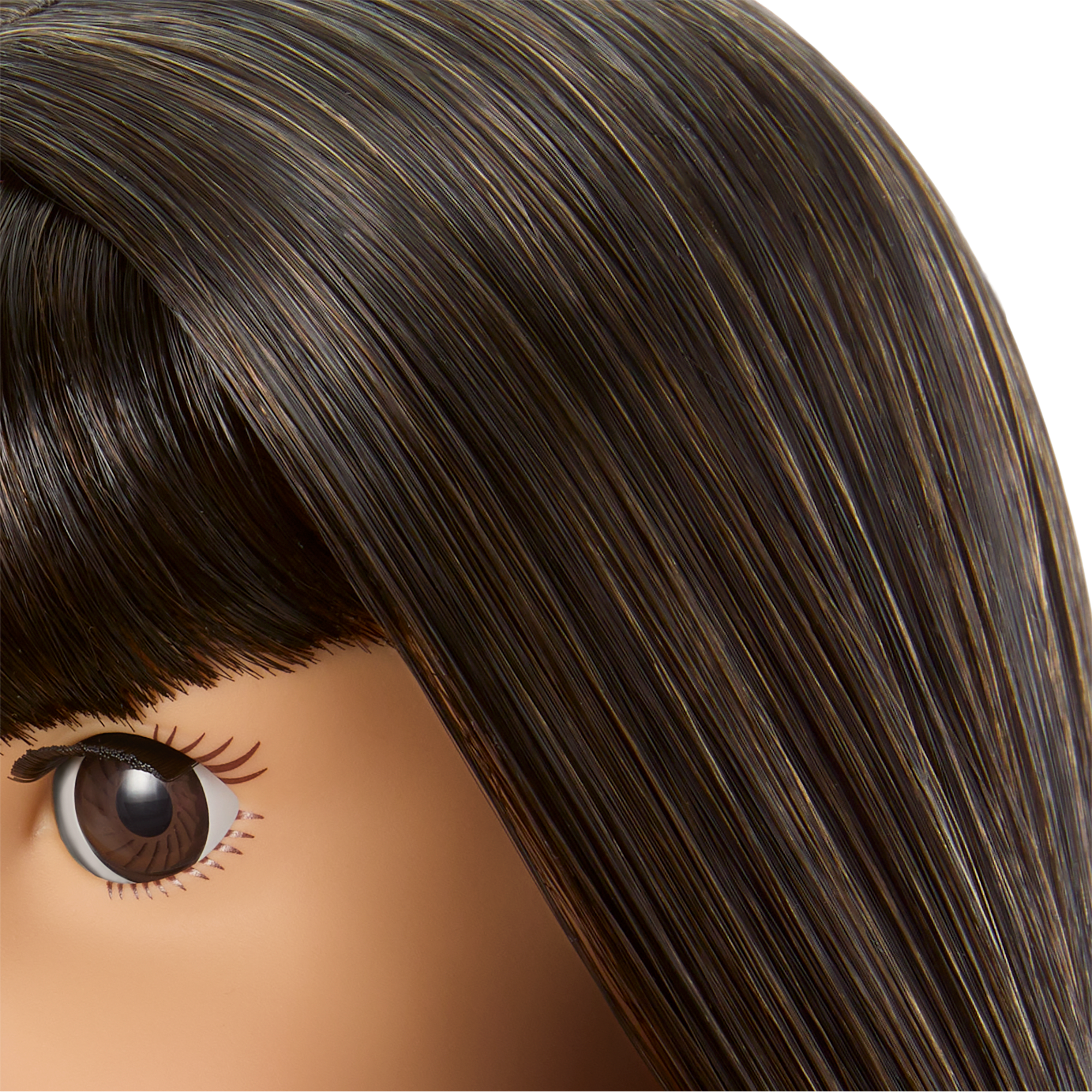 Truly Me™ 18-inch Doll #130 with straight black-brown hair C1