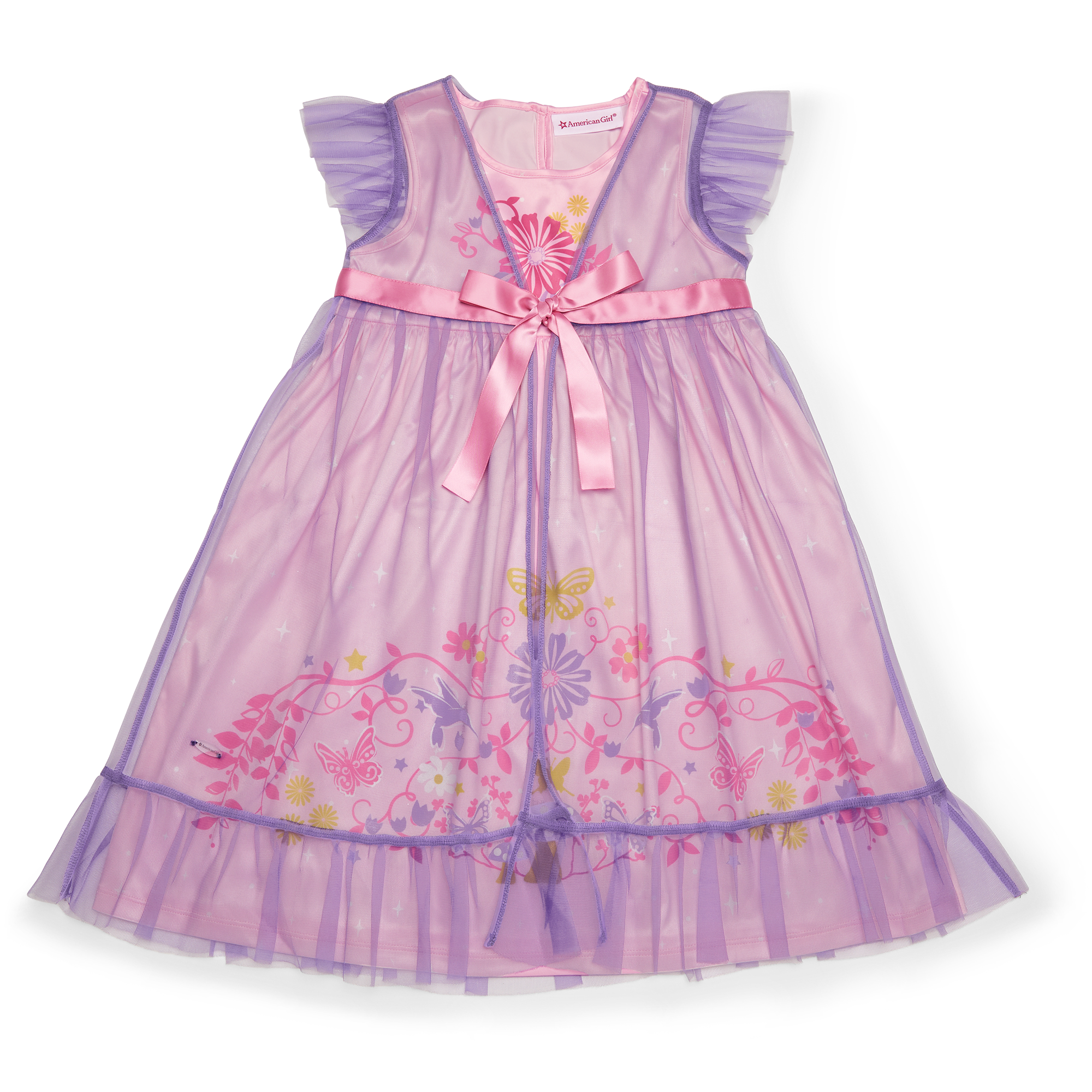 Royal Ruffles Nightie & Robe for Little Girls E8