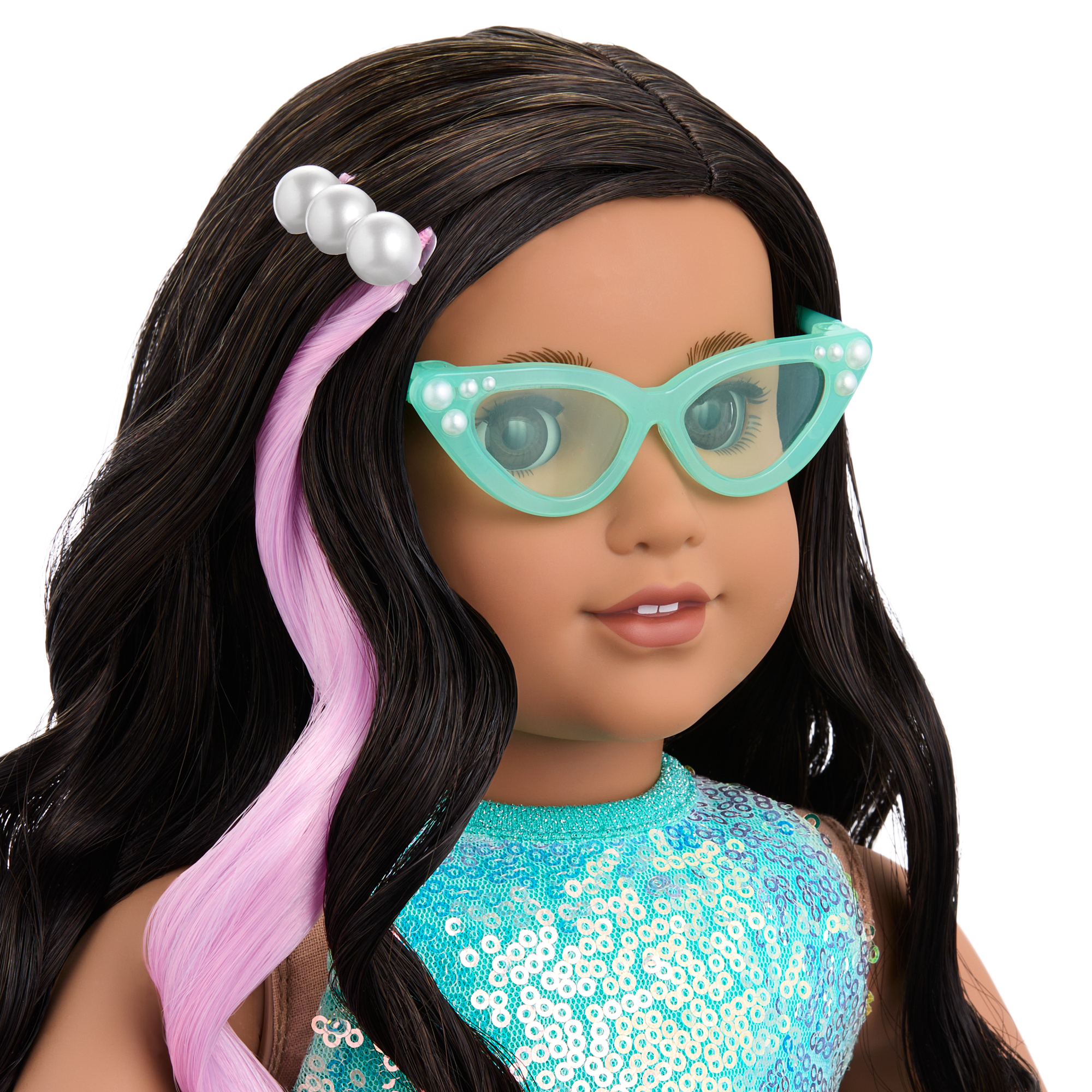 Shimmering Sea Turtle Backpack & Accessory Set for 18-inch Dolls F9