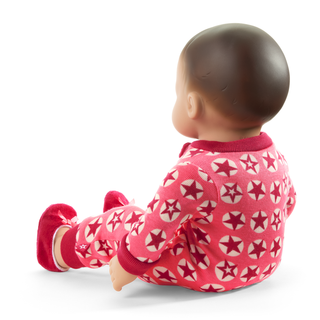 American Girl® x Hanna Andersson Berry Bright Stars Pajamas for Bitty Baby® Dolls B8