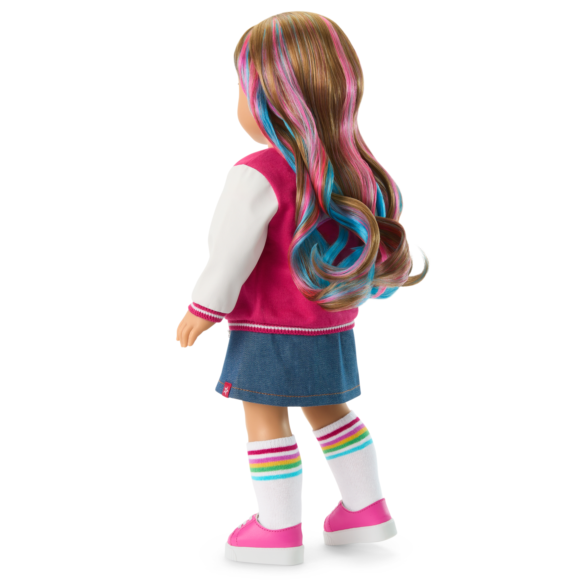 Truly Me™ 18-inch Doll #101 with wavy caramel hair C1