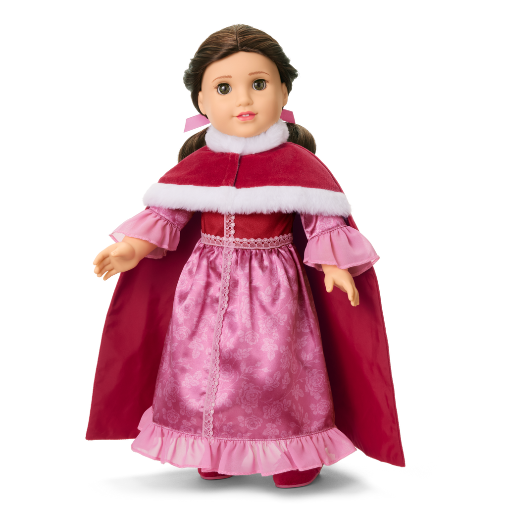 Disney Princess Belle Winter Dress & Cape Outfit for 18-inch Dolls by American Girl® A3