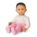 Bitty Baby® Doll #4 with black hair in Pretty Pink D3