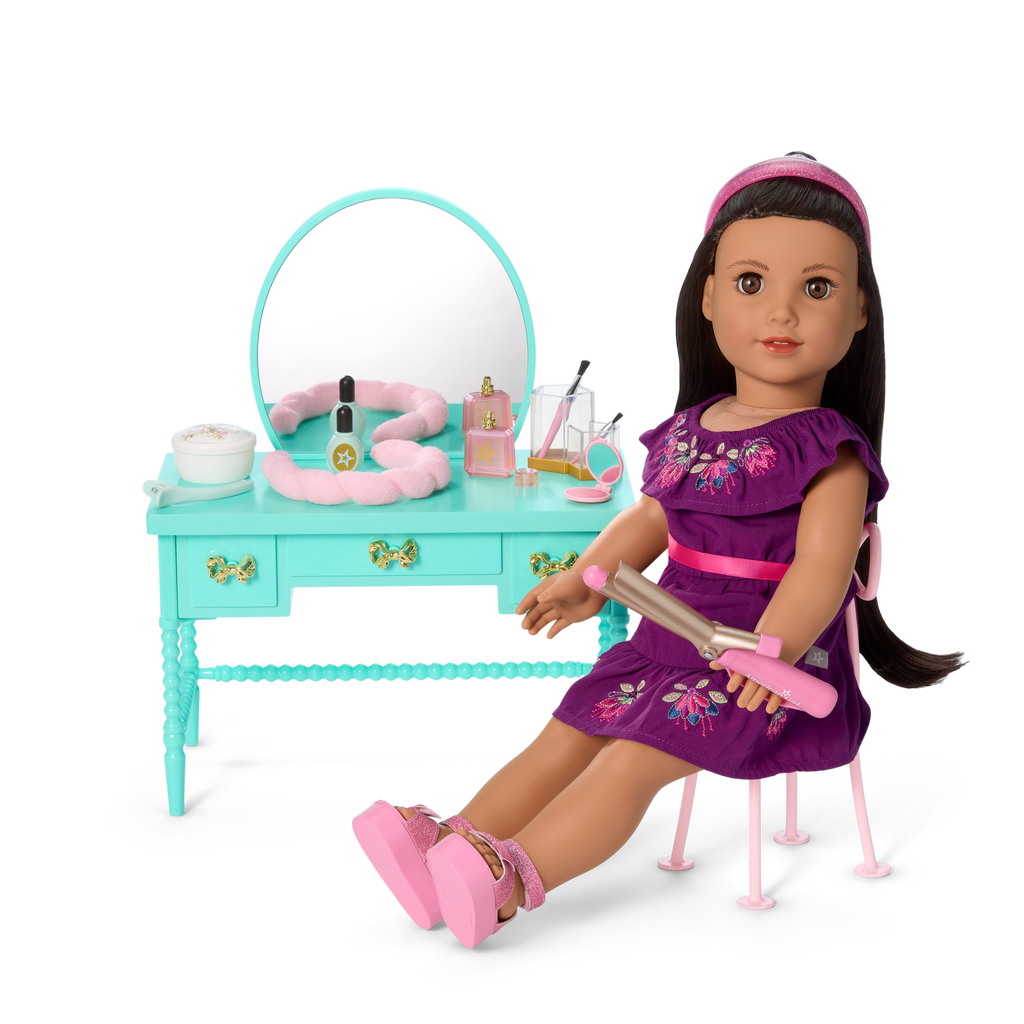 Raquel’s™ Vintage Vanity for 18-inch Dolls (Girl of the Year™ 2026) A4