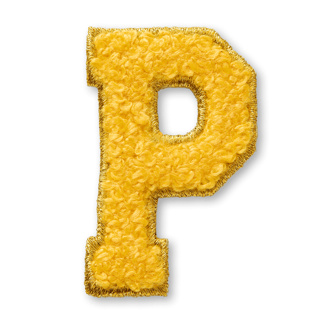 AG™ Letter P Stick-On Patch D5