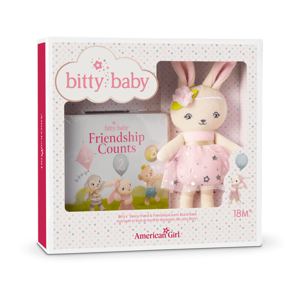 Bitty’s™ Bunny Friend & Friendship Counts Board Book E5