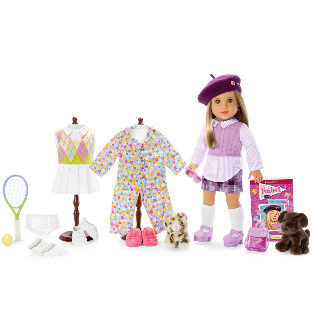 ’90s Twins Isabel’s™ Tennis Gift Set (Historical Characters) F9