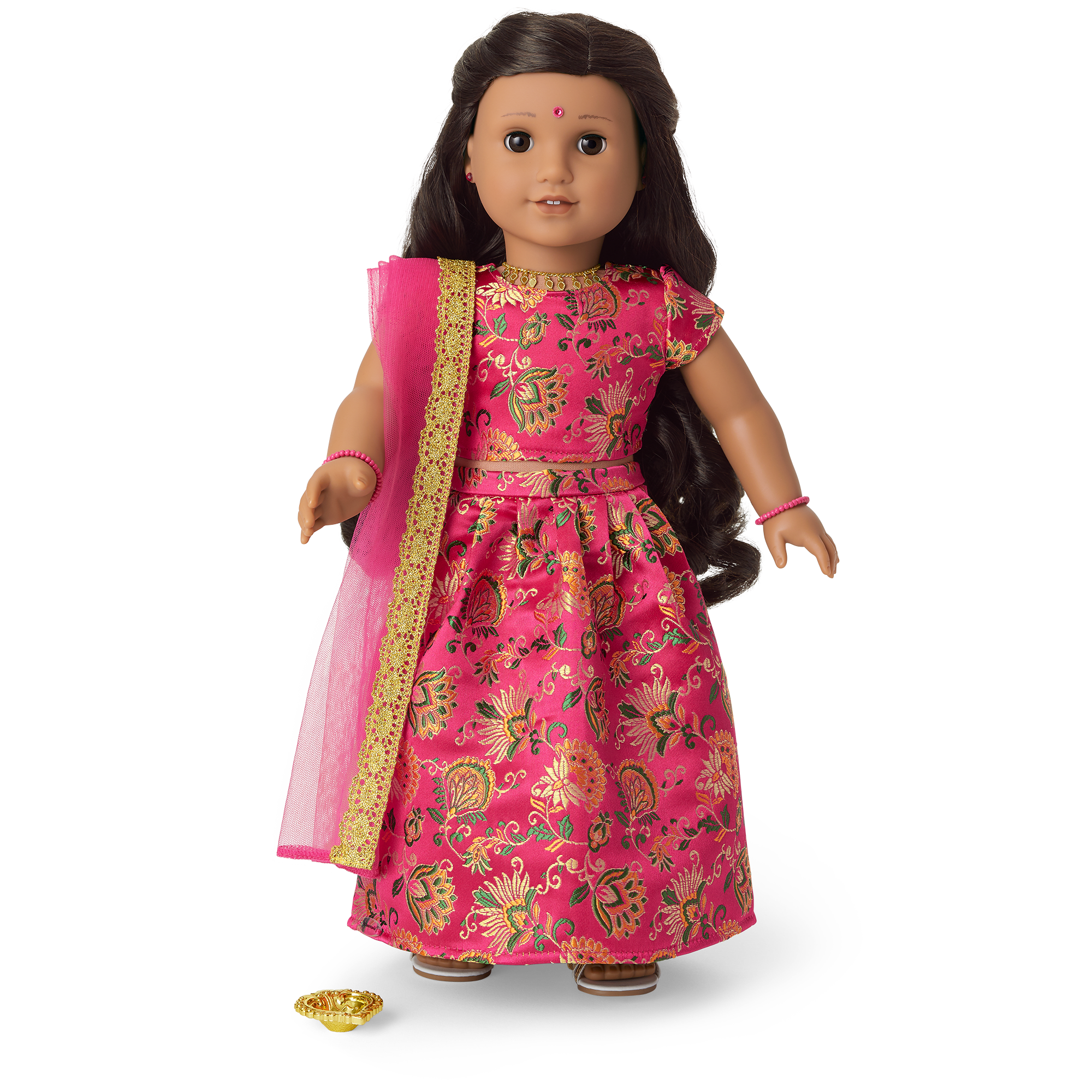Diwali Celebration Outfit for 18-inch Dolls F8