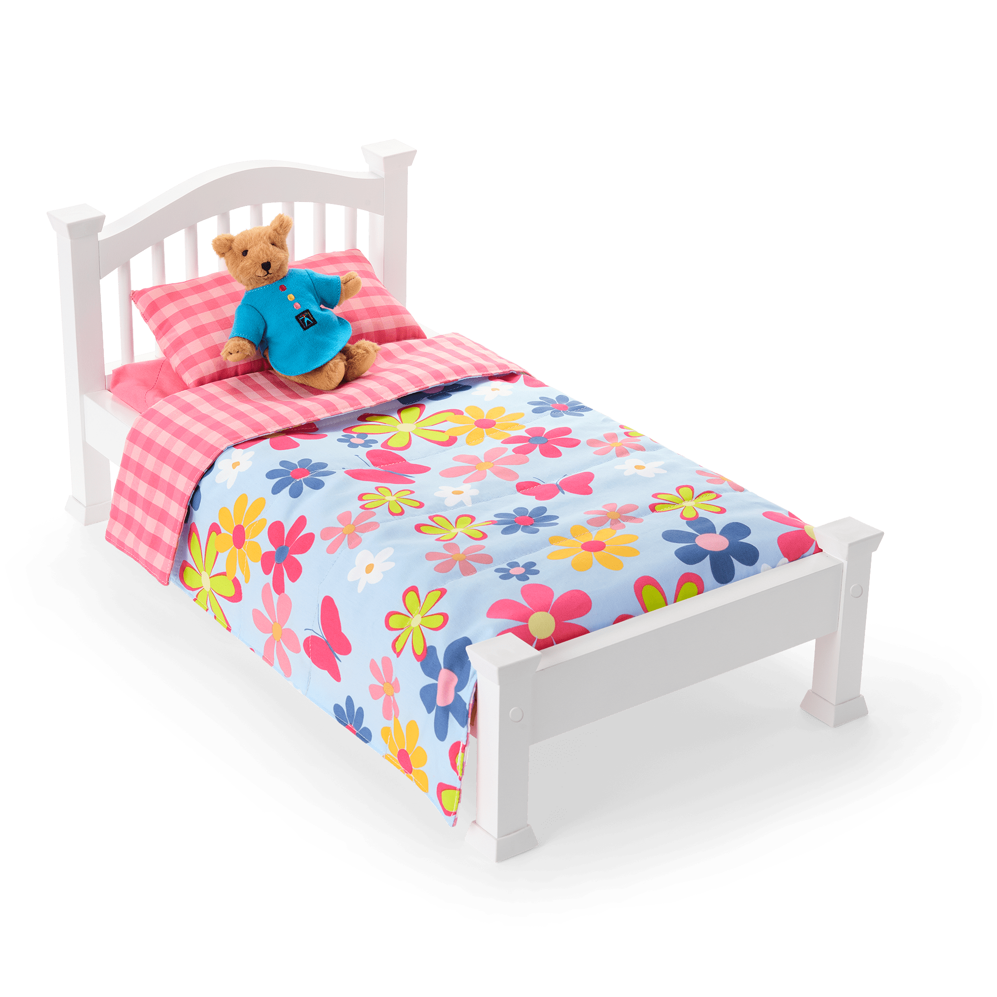 Isabel’s™ Bed & Floral Dreams Bedding Set for 18-inch Dolls (Historical Characters) B8