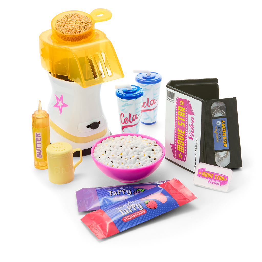 Isabel™ & Nicki's™ Movie Night Set for 18-inch Dolls (Historical Characters) A0