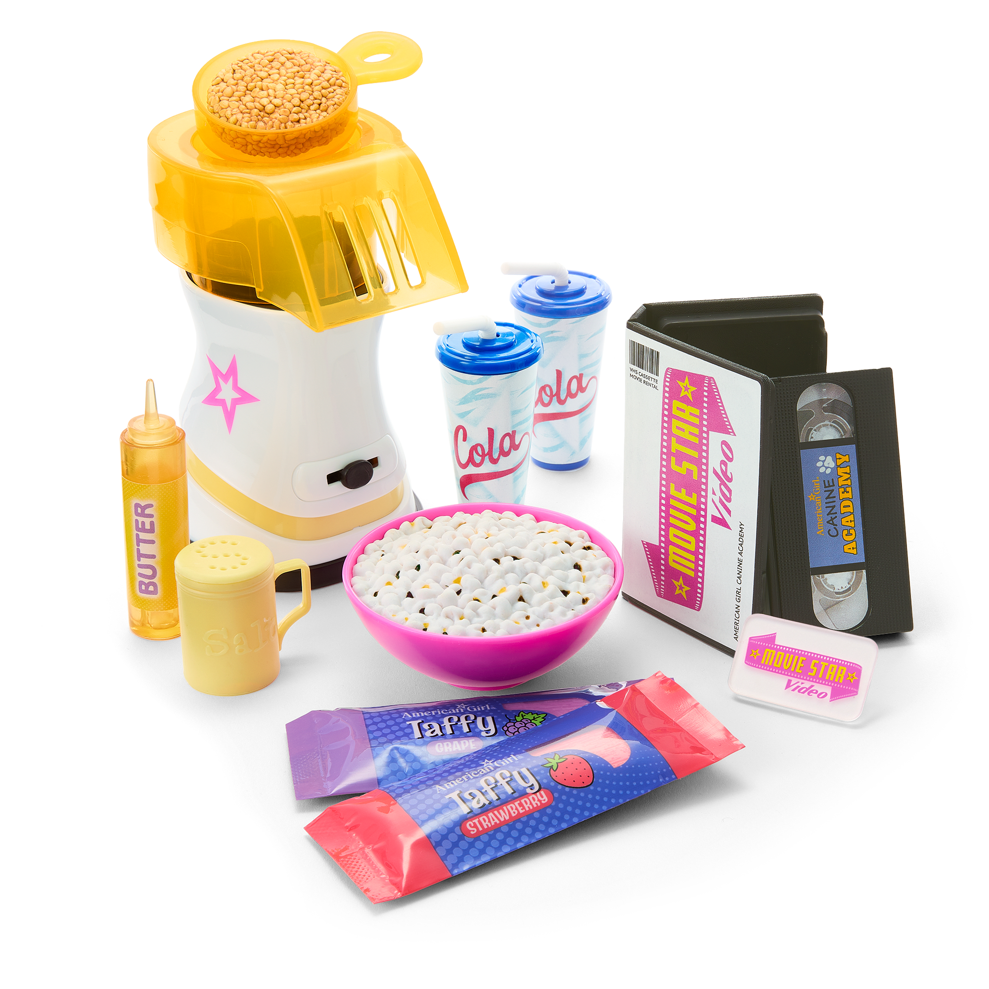 Isabel™ & Nicki's™ Movie Night Set for 18-inch Dolls (Historical Characters) A0