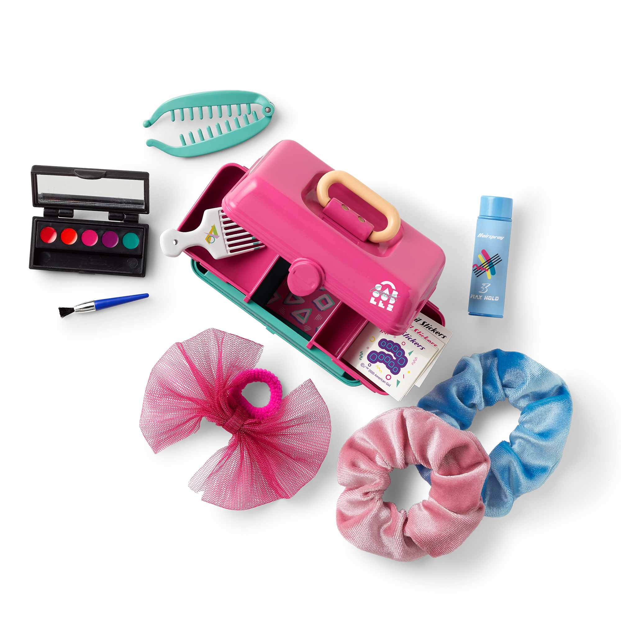Courtney's™ Caboodles® & Hair Accessories Kit for 18-inch Dolls (Historical Characters) A5