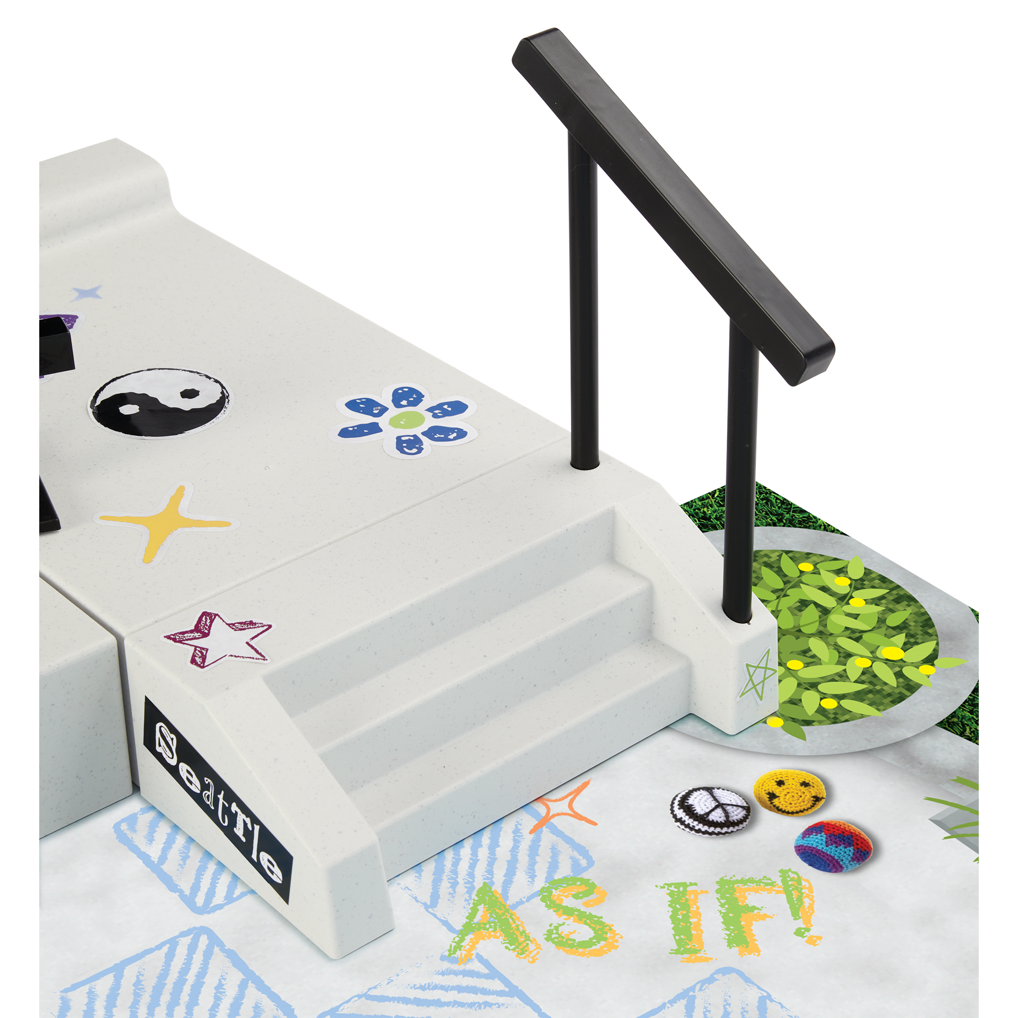 Isabel™ & Nicki's™ 2-in-1 Tennis Court & Skate Spot for 18-inch Dolls (Historical Characters) D0