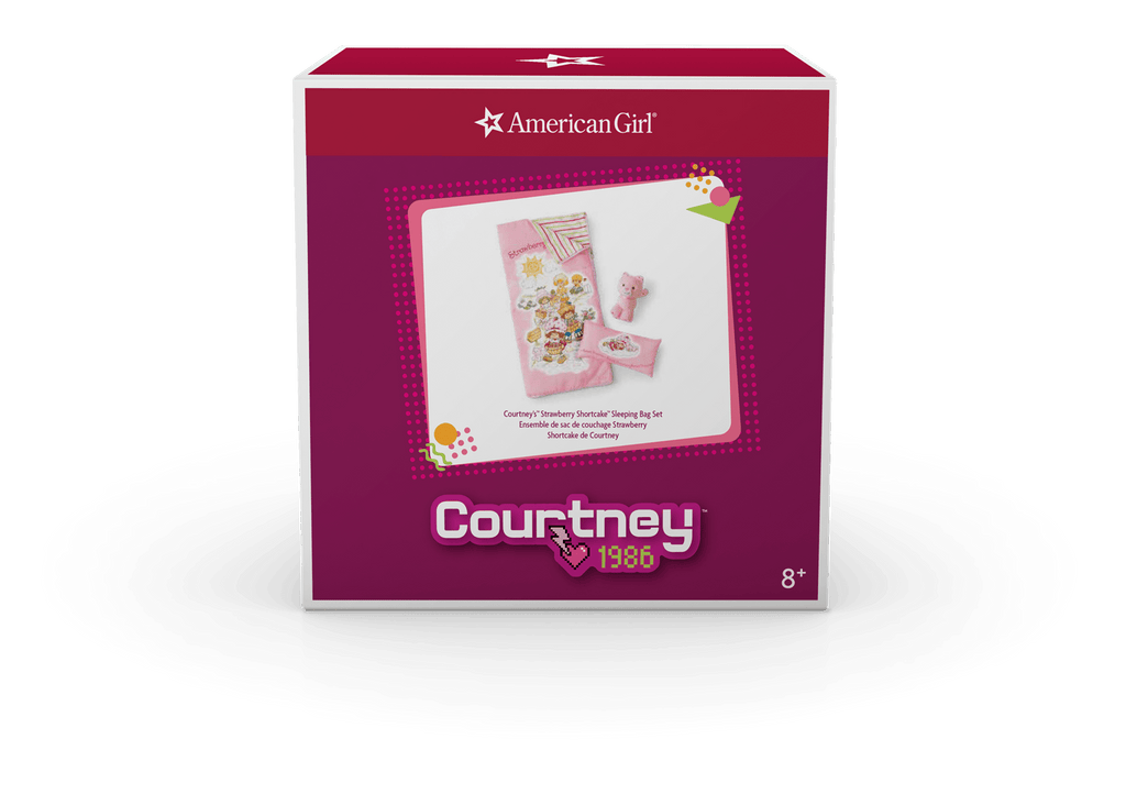 Courtney's™ Strawberry Shortcake™ Sleeping Bag Set for 18-inch Dolls (Historical Characters) B4