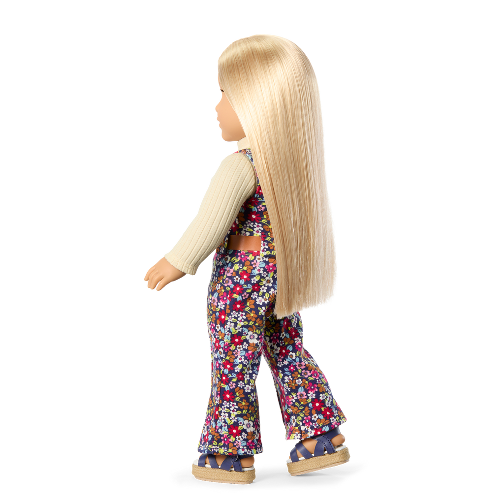 Julie’s™ Floral Jumpsuit for 18-inch Dolls (Historical Characters) B0