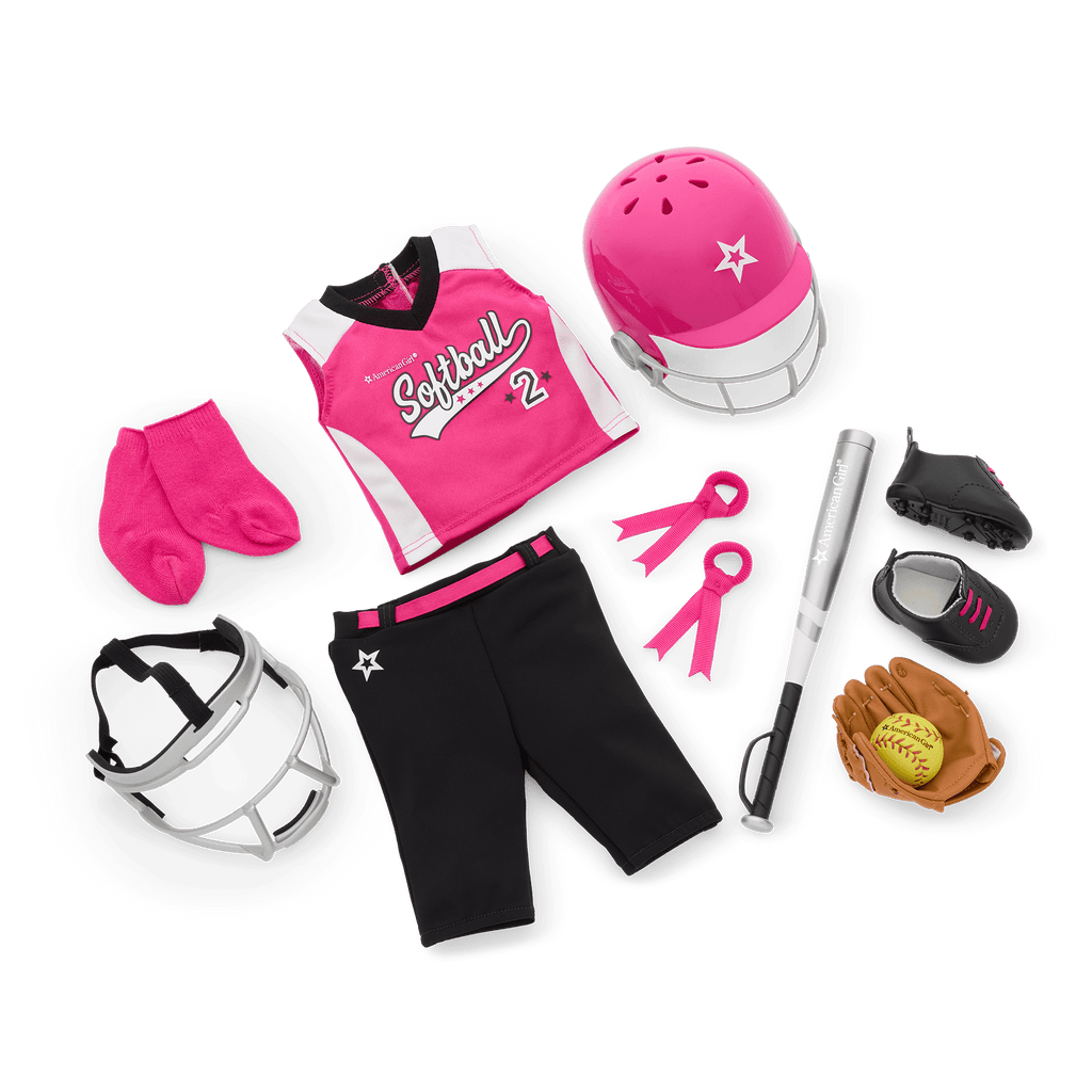 Softball Star Uniform for 18-inch Dolls E3