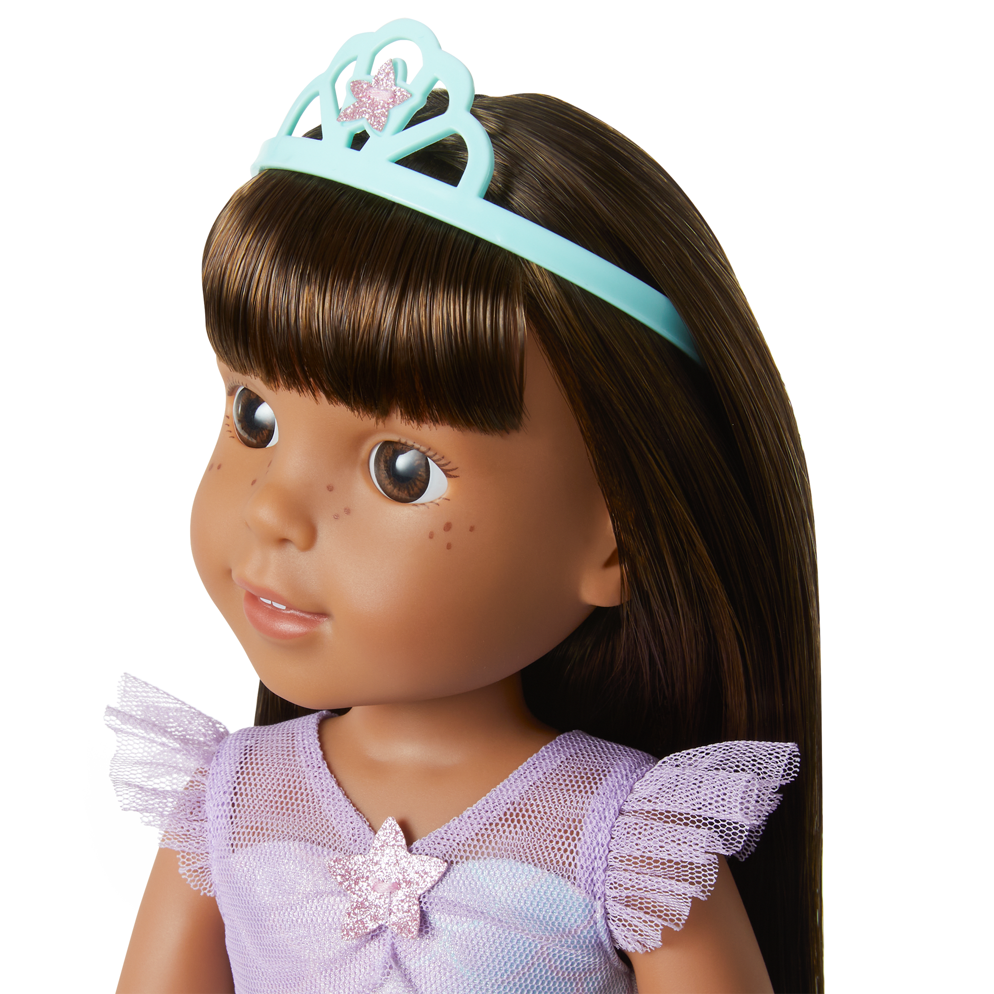 2-in-1 Sparkly Mermaid Outfit for WellieWishers™ Dolls C8