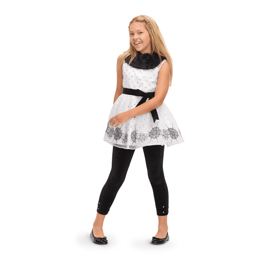 Let It Snow Tunic for Girls F6