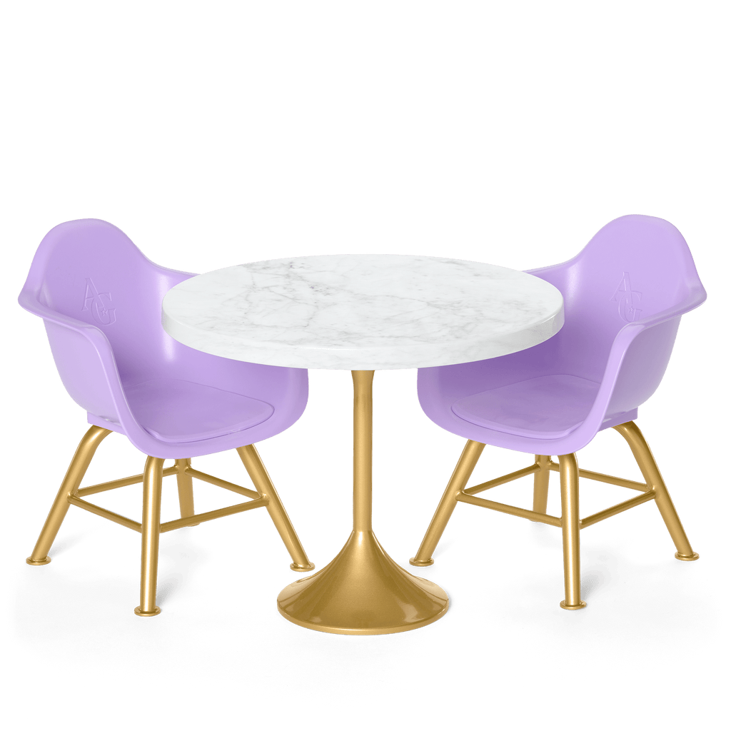 Kitchen Table for Two Set for 18-inch Dolls D0
